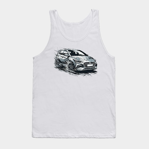 Hyundai Accent Tank Top by Vehicles-Art